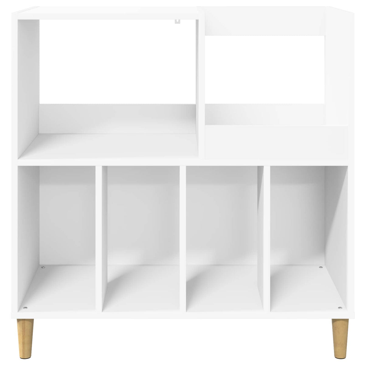 Record Player Stand White 82 x 39.5 x 82.5 cm Engineered Wood