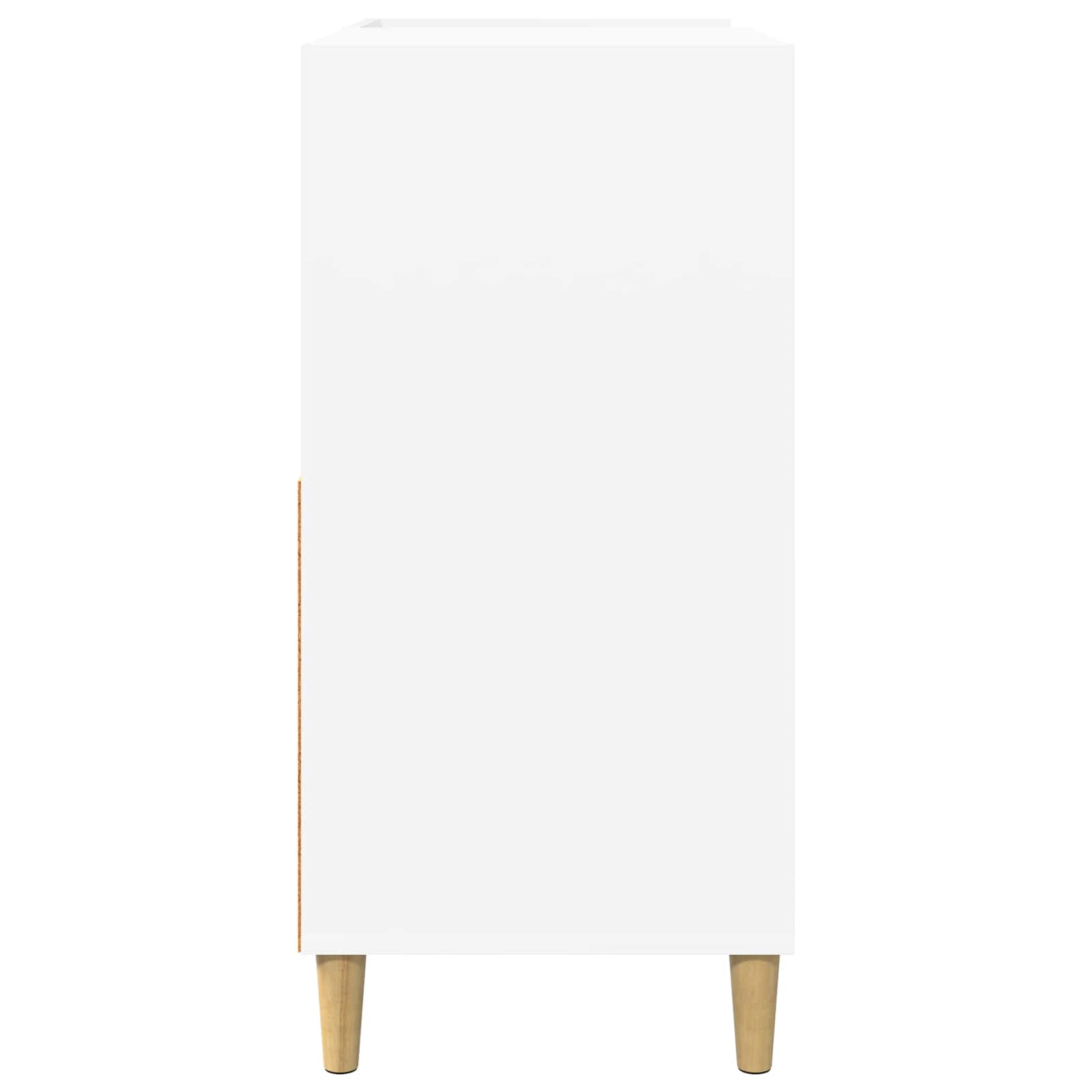 Record Player Stand White 82 x 39.5 x 82.5 cm Engineered Wood
