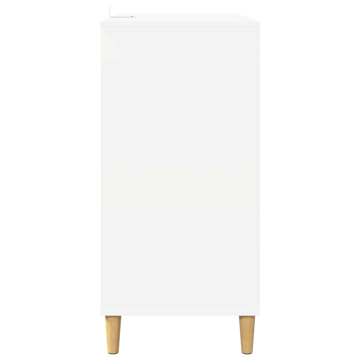 Record Player Stand White 71 x 39.5 x 83 cm Engineered Wood