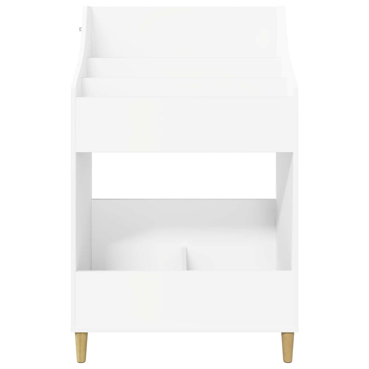 Media Shelves White 70.5 x 46 x 112 cm Engineered Wood