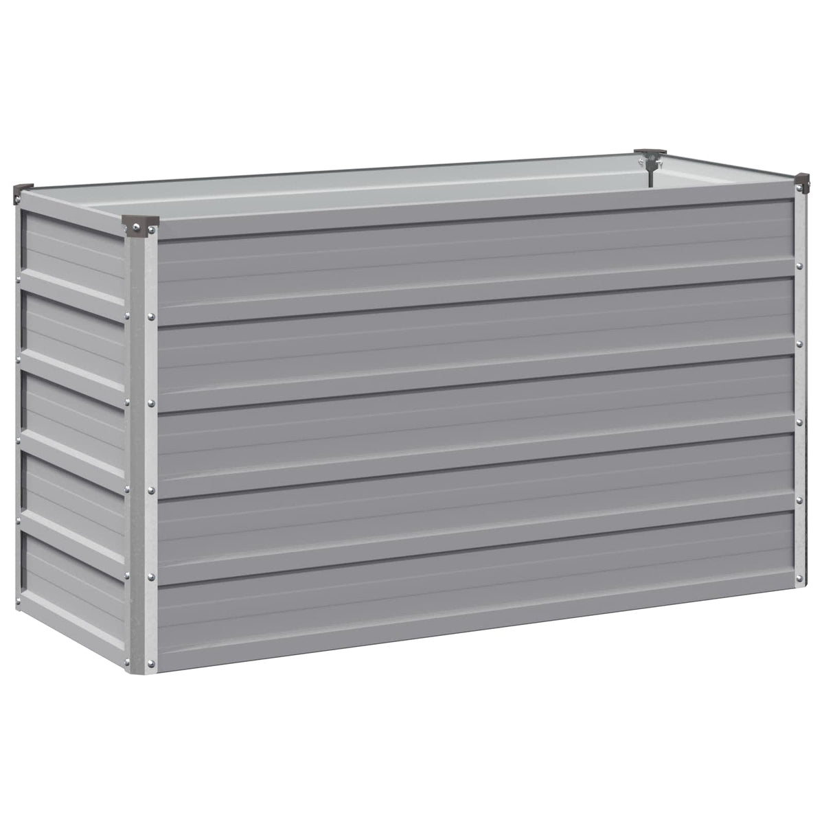 Raised Garden Bed Grey 100 x 40 x 55 cm cold-rolled steel