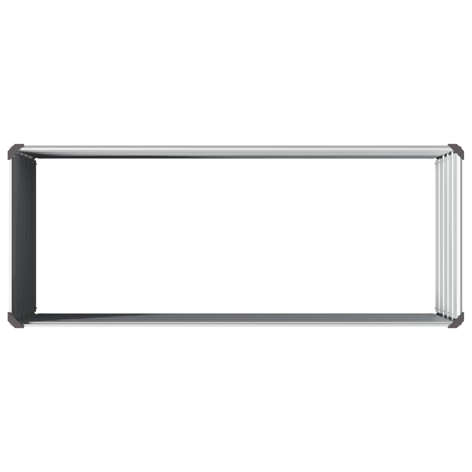Raised Garden Bed Grey 100 x 40 x 55 cm cold-rolled steel