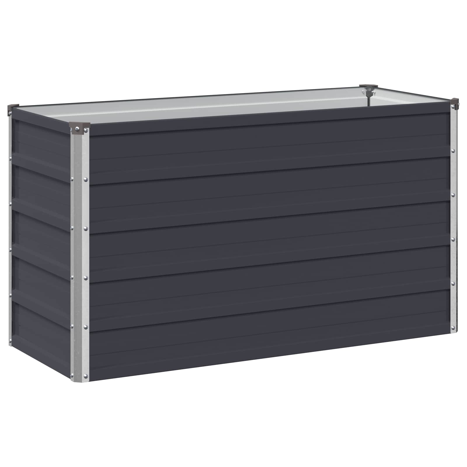 Raised Garden Bed Anthracite 100 x 40 x 55 cm cold-rolled steel