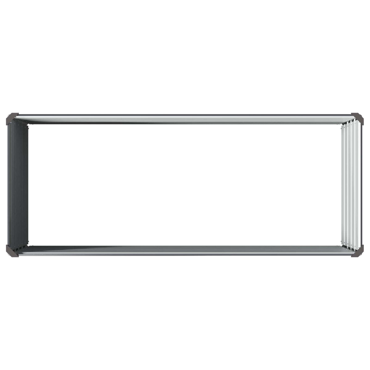 Raised Garden Bed Anthracite 100 x 40 x 55 cm cold-rolled steel