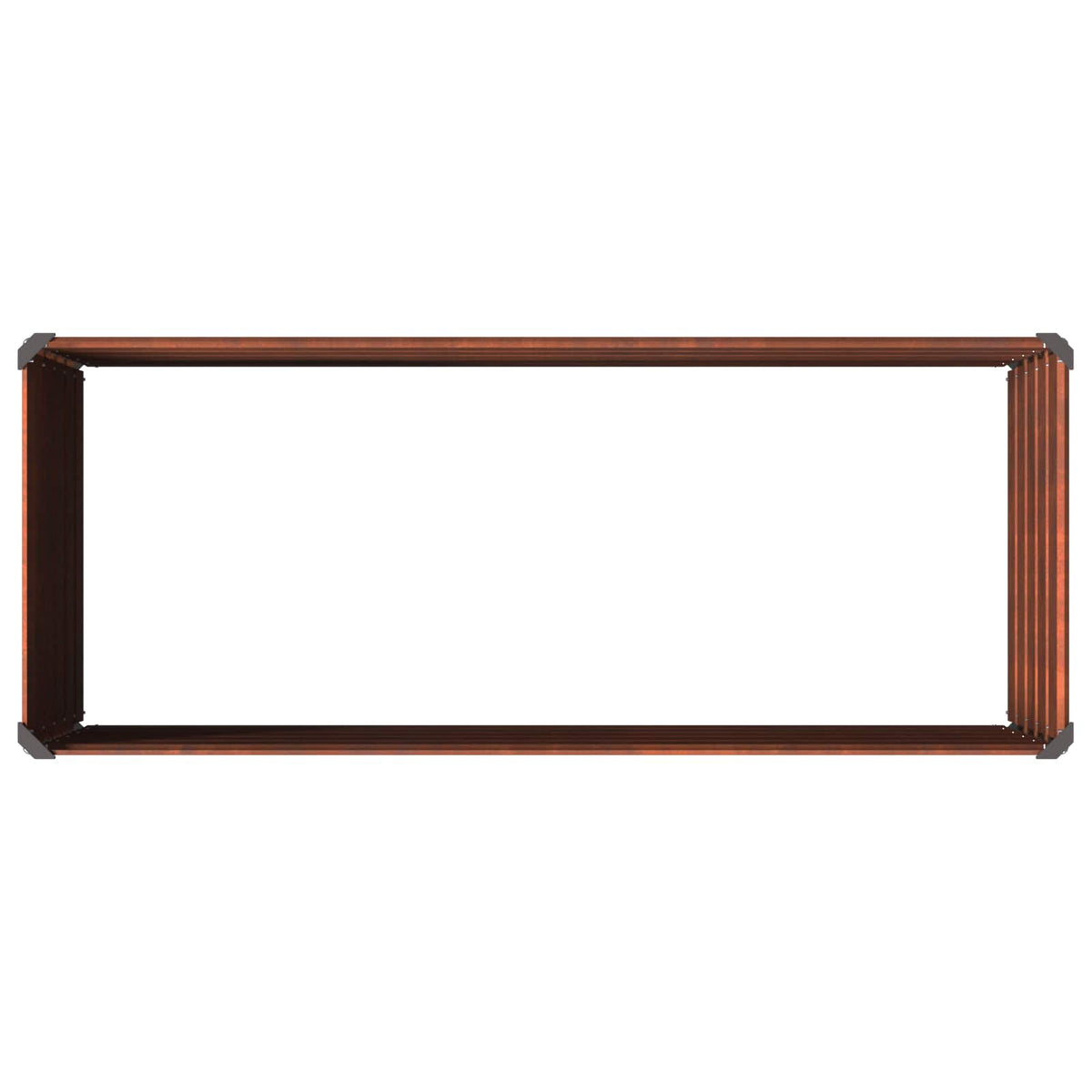 Raised Garden Bed Rusty 100 x 40 x 55 cm corton