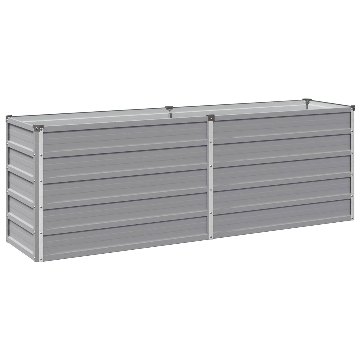 Raised Garden Bed Grey 160 x 40 x 55 cm cold-rolled steel
