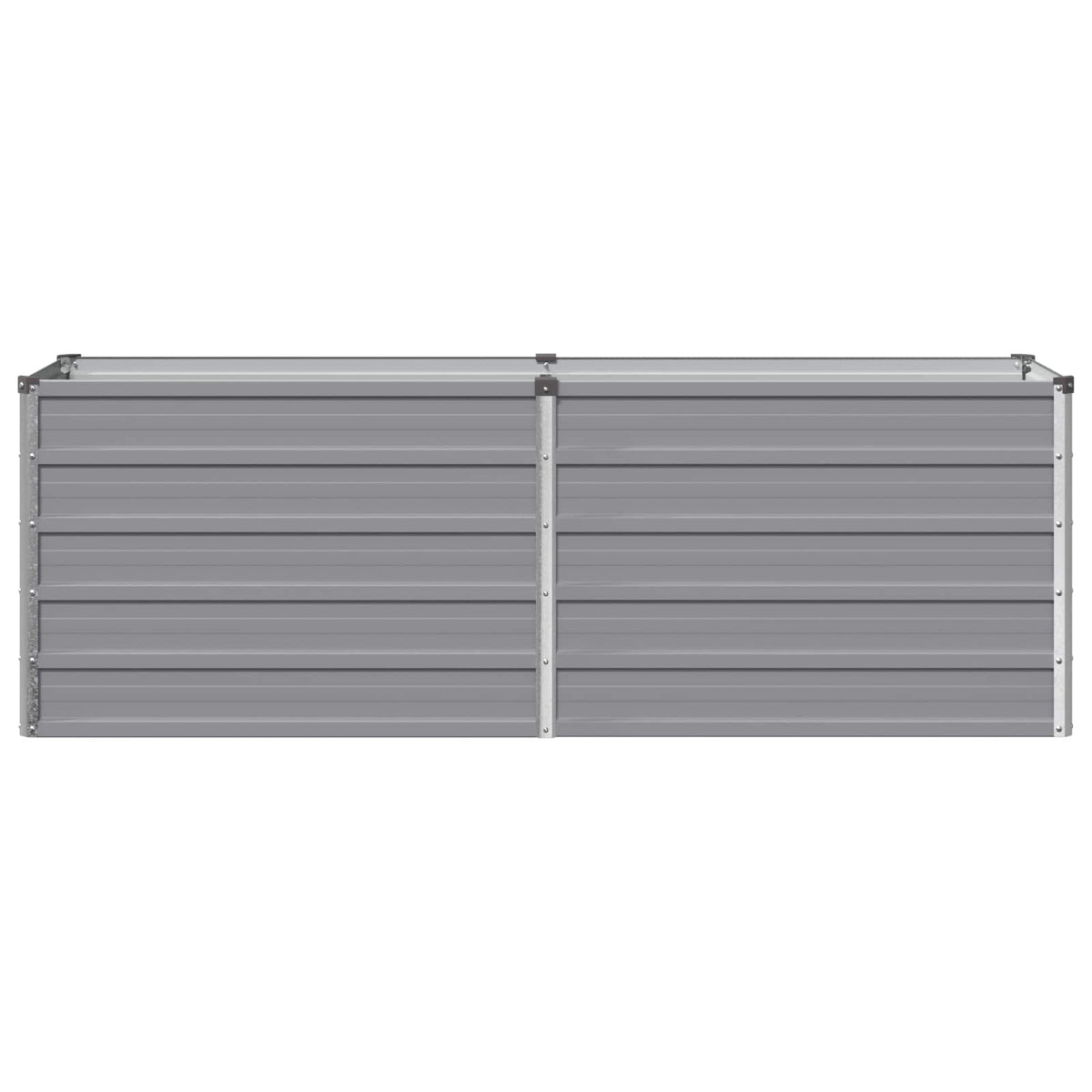 Raised Garden Bed Grey 160 x 40 x 55 cm cold-rolled steel