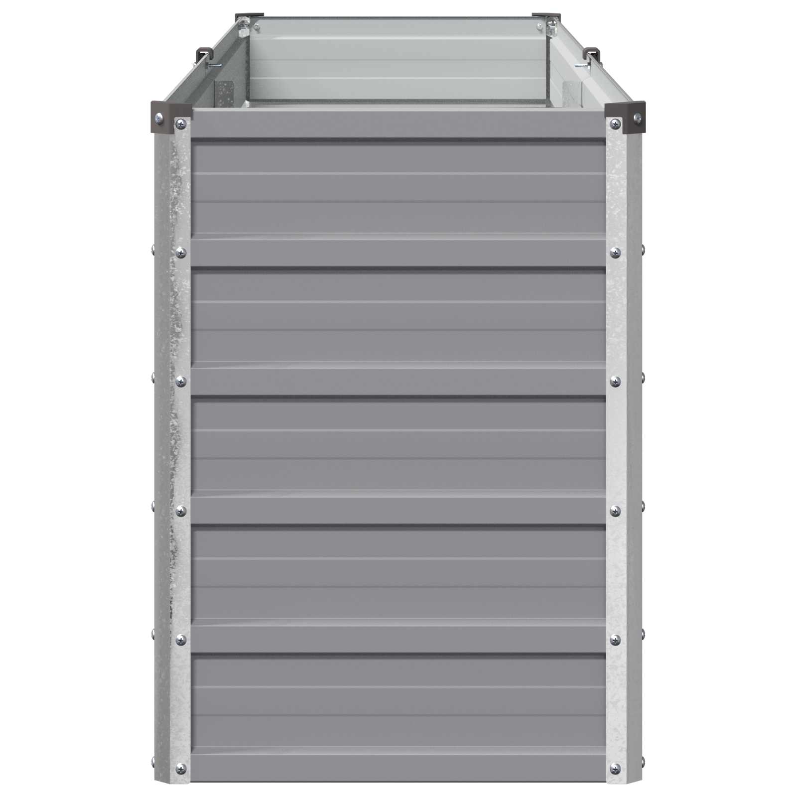 Raised Garden Bed Grey 160 x 40 x 55 cm cold-rolled steel