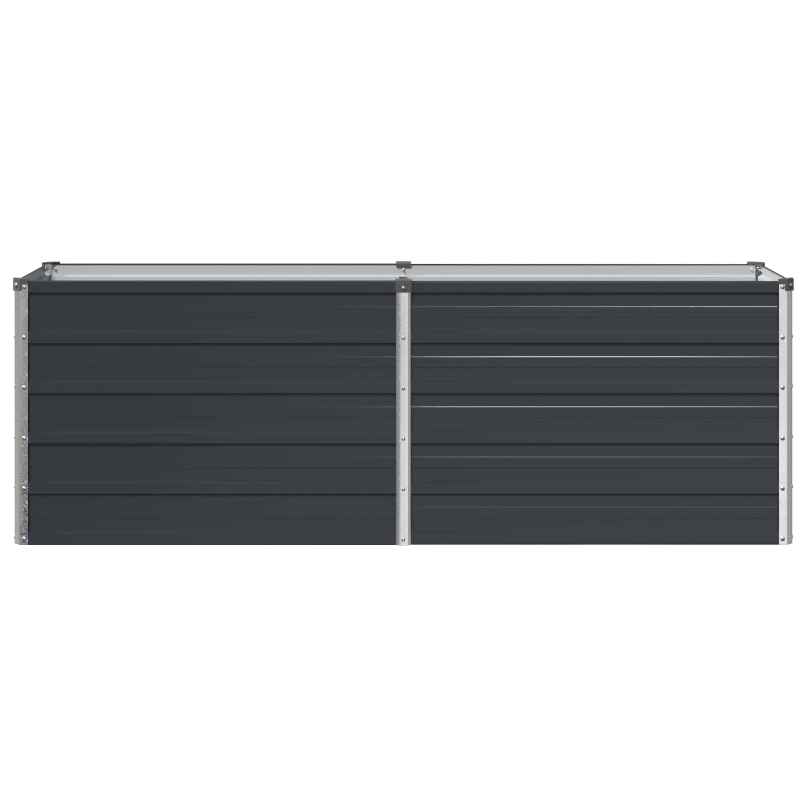 Raised Garden Bed Anthracite 160 x 40 x 55 cm cold-rolled steel