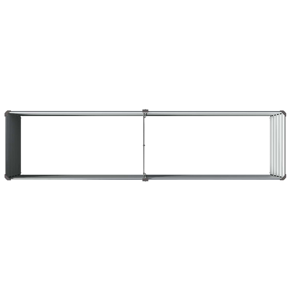 Raised Garden Bed Anthracite 160 x 40 x 55 cm cold-rolled steel