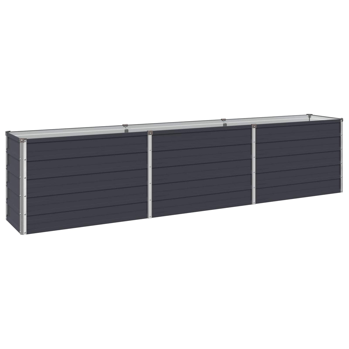 Raised Garden Bed Anthracite 240 x 40 x 55 cm cold-rolled steel