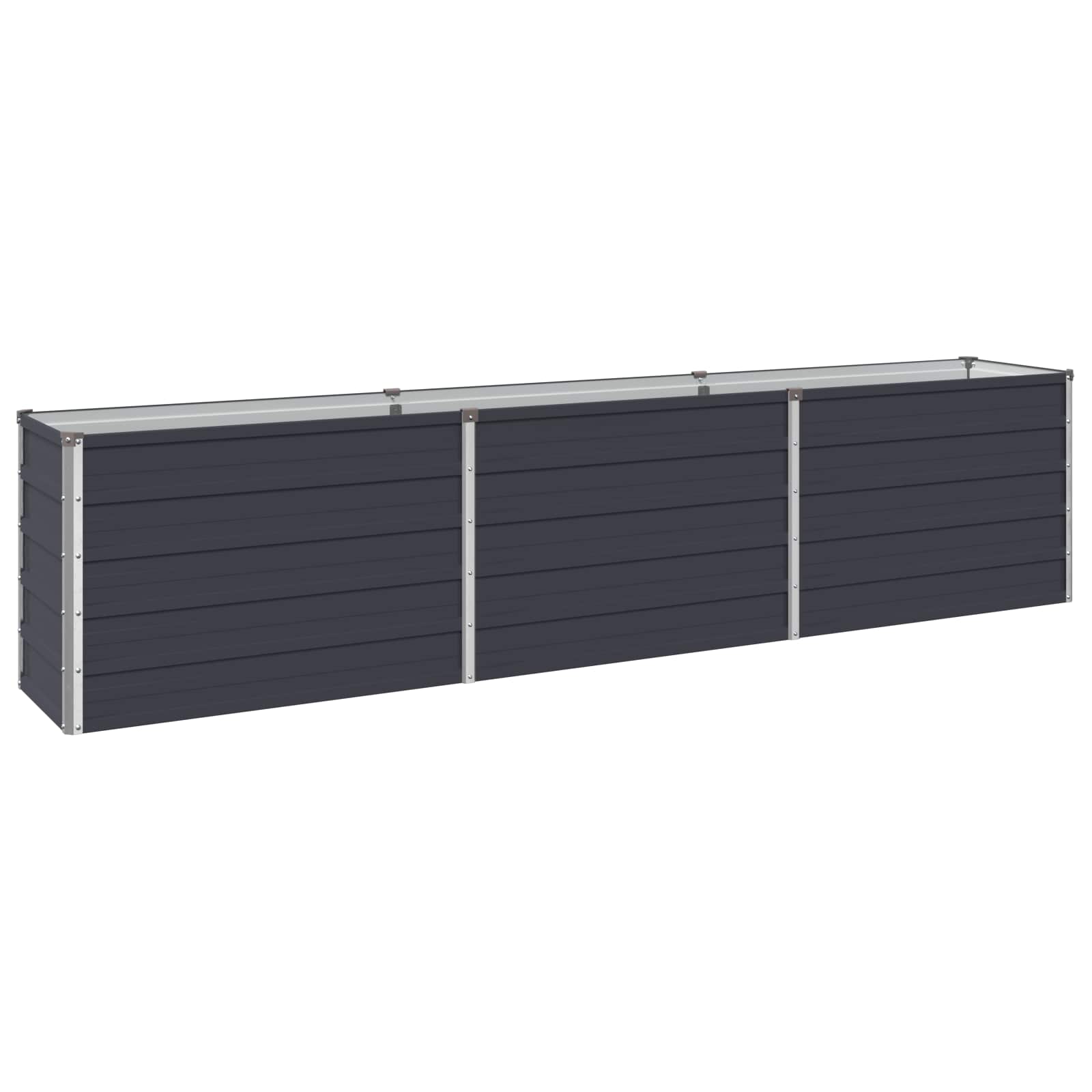 Raised Garden Bed Anthracite 240 x 40 x 55 cm cold-rolled steel