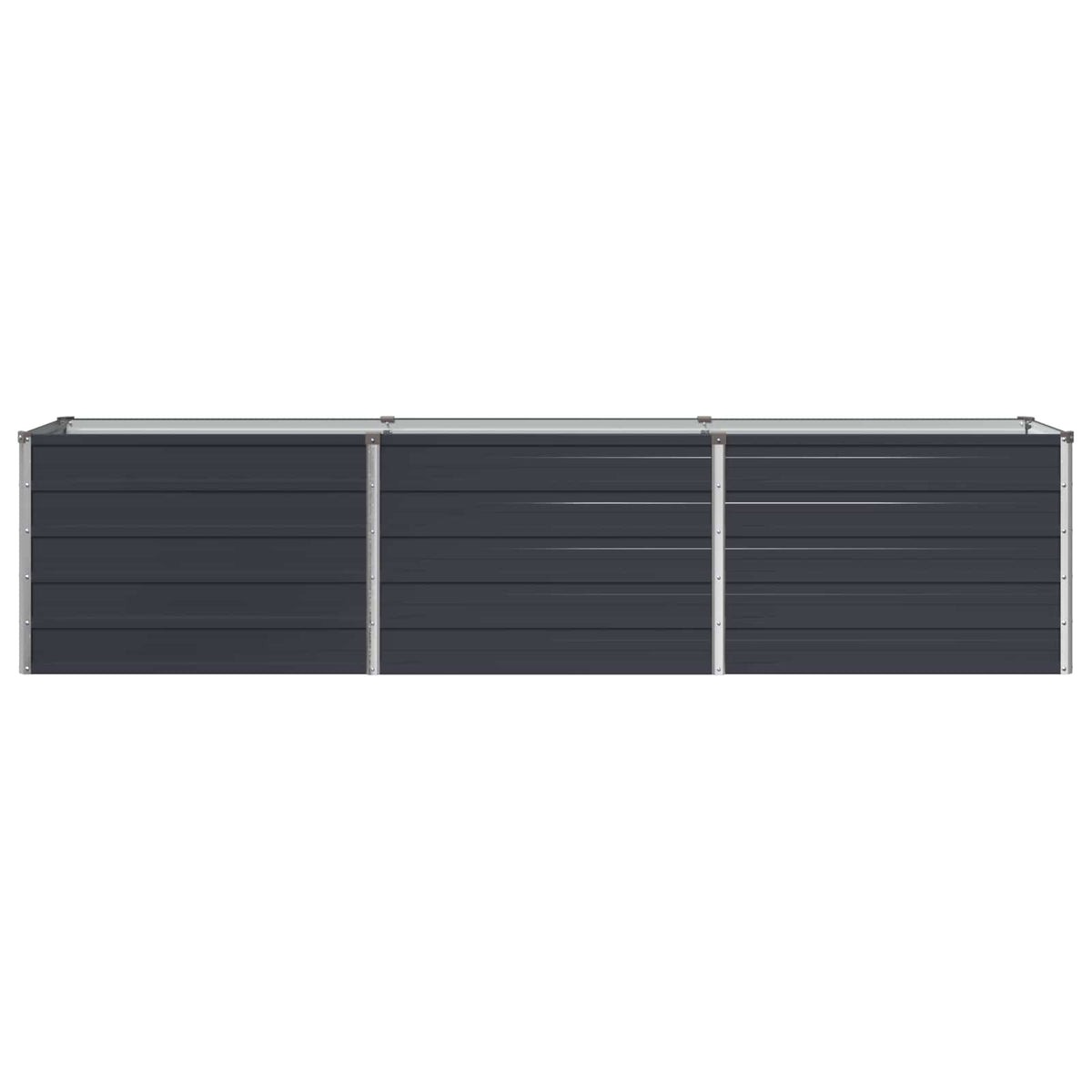 Raised Garden Bed Anthracite 240 x 40 x 55 cm cold-rolled steel