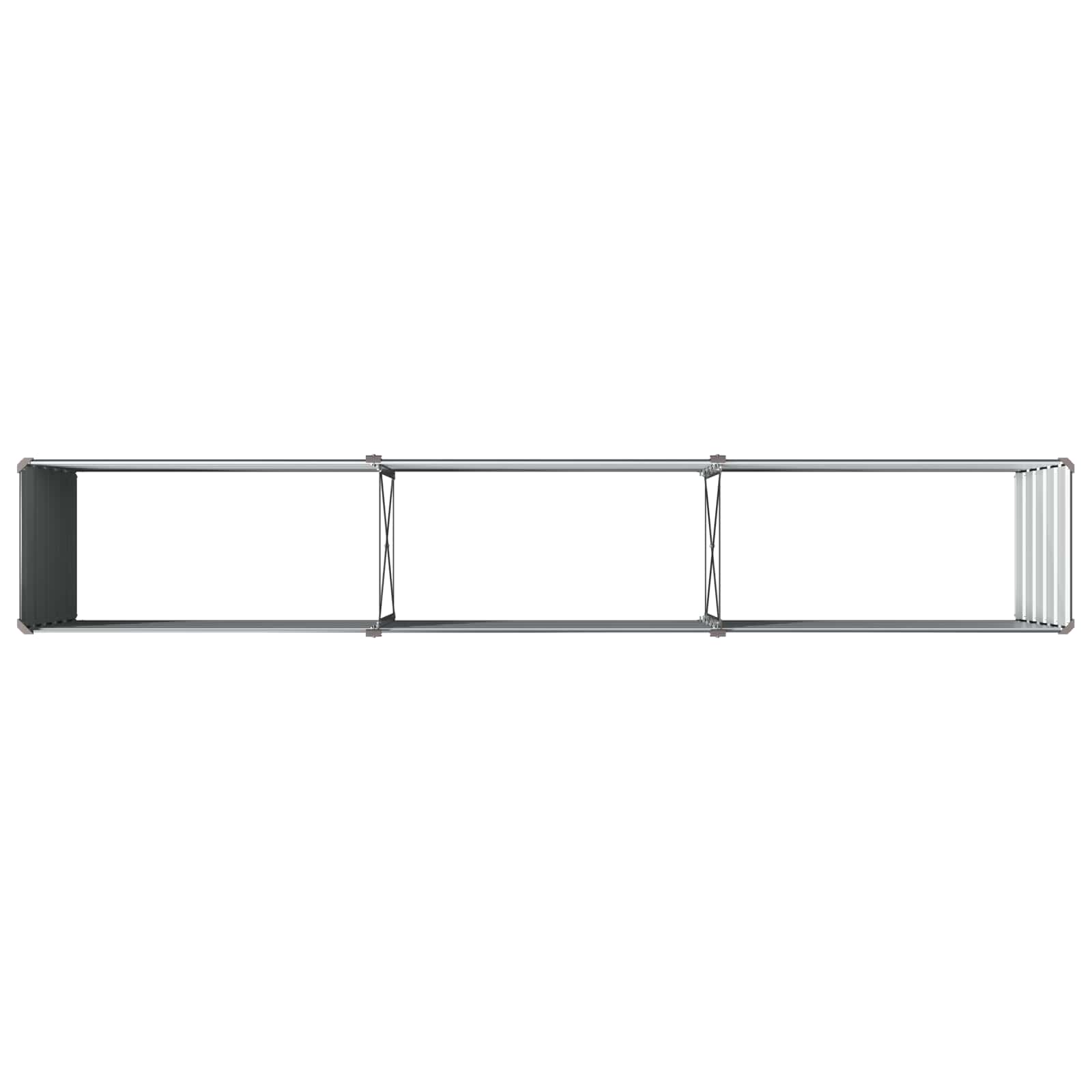Raised Garden Bed Anthracite 240 x 40 x 55 cm cold-rolled steel