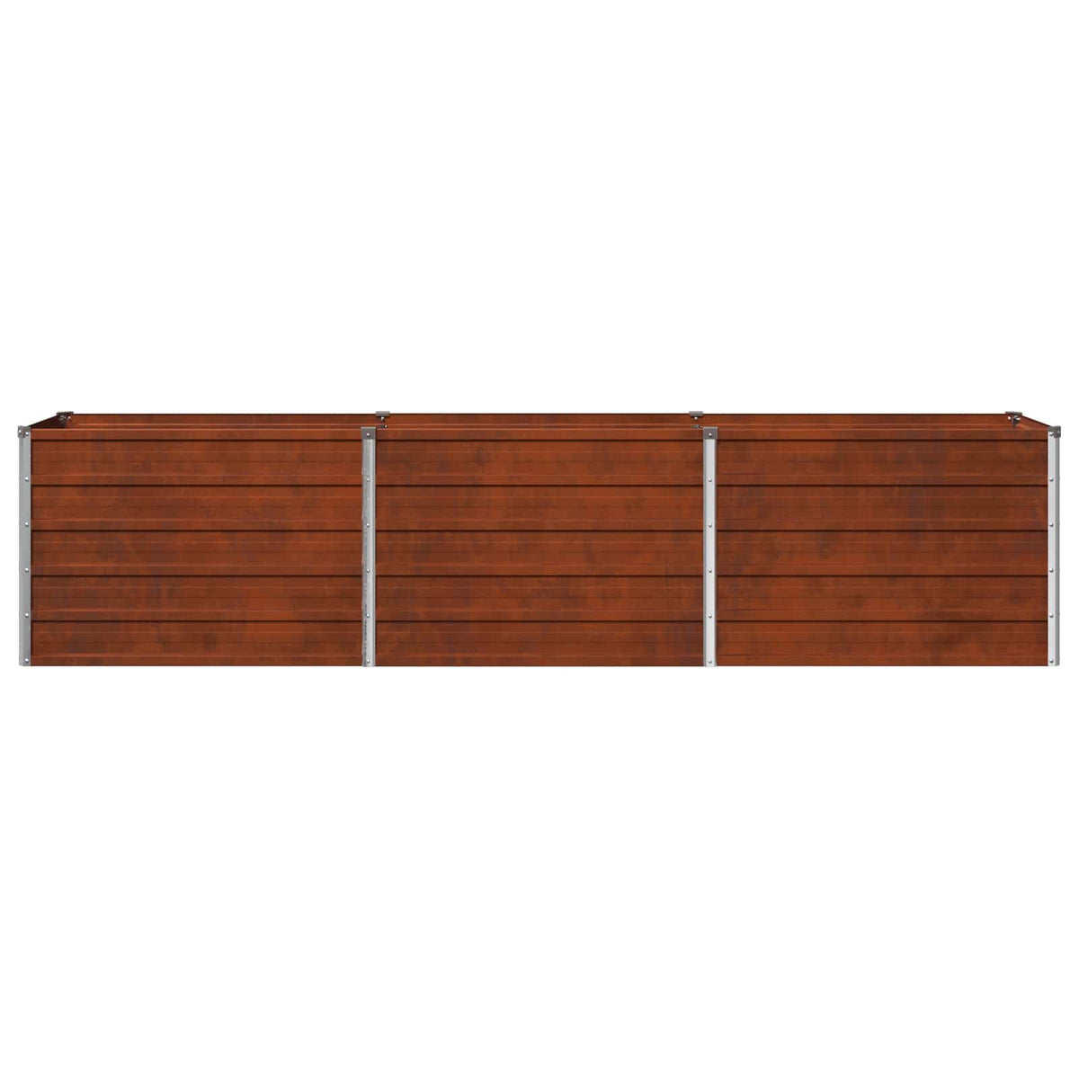 Raised Garden Bed Rusty 240 x 40 x 55 cm corton
