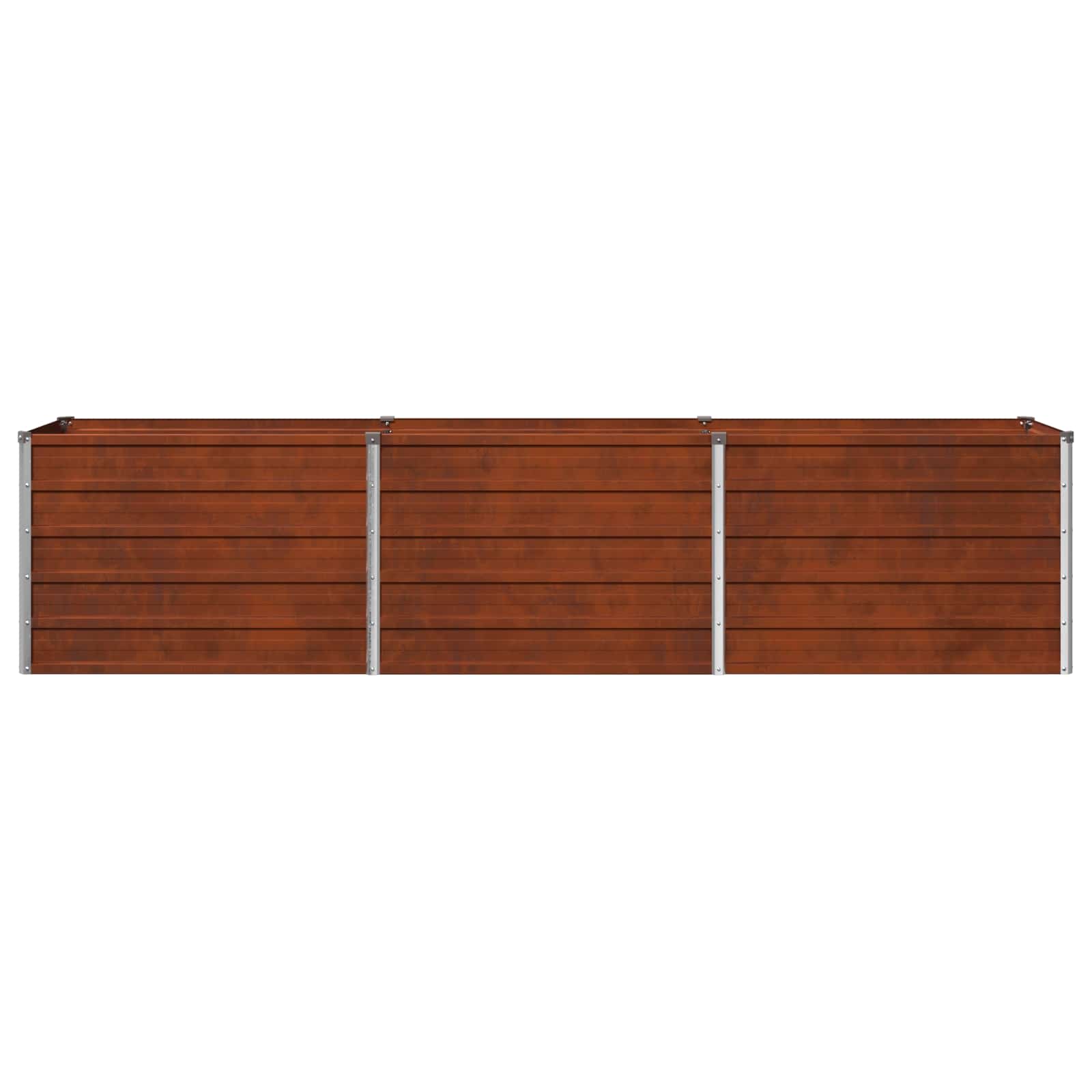 Raised Garden Bed Rusty 240 x 40 x 55 cm corton