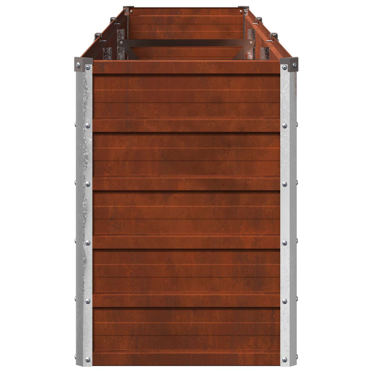 Raised Garden Bed Rusty 240 x 40 x 55 cm corton