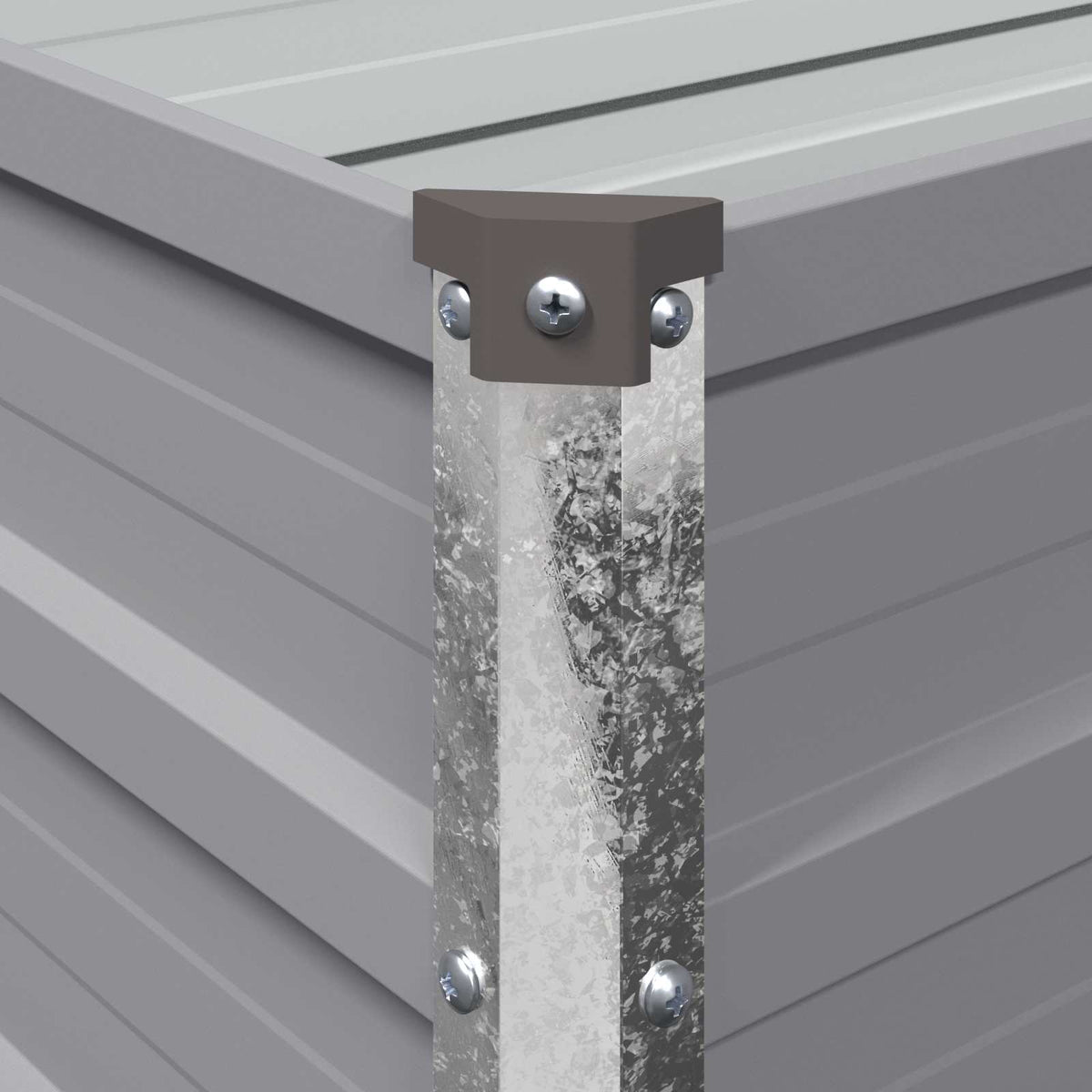 Raised Garden Bed Grey 320 x 40 x 55 cm cold-rolled steel