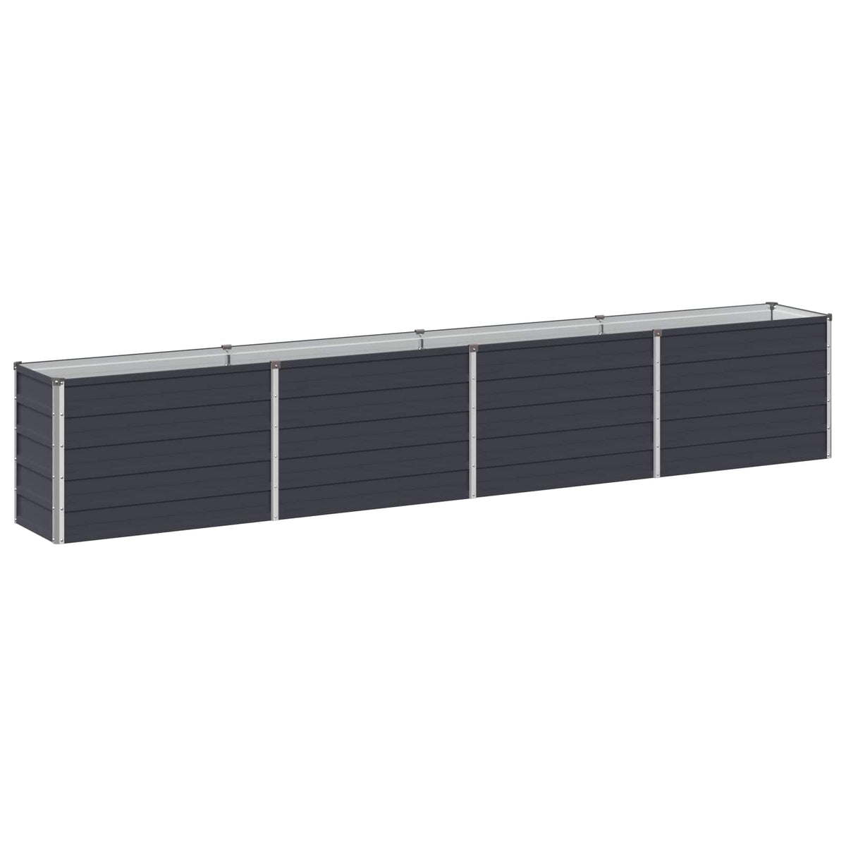 Raised Garden Bed Anthracite 320 x 40 x 55 cm cold-rolled steel