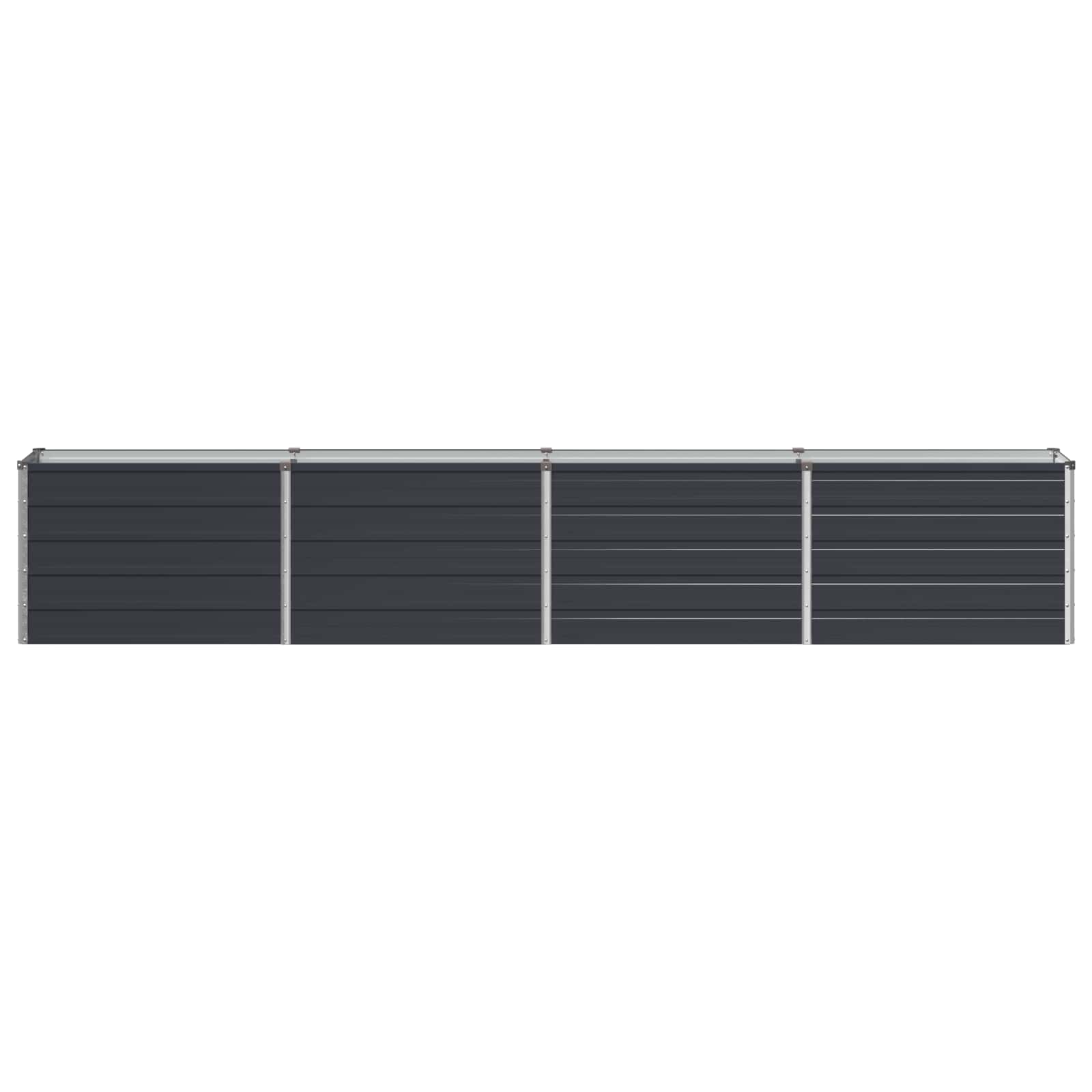 Raised Garden Bed Anthracite 320 x 40 x 55 cm cold-rolled steel
