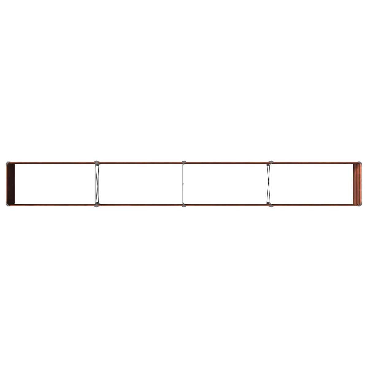 Raised Garden Bed Rusty 320 x 40 x 55 cm corton