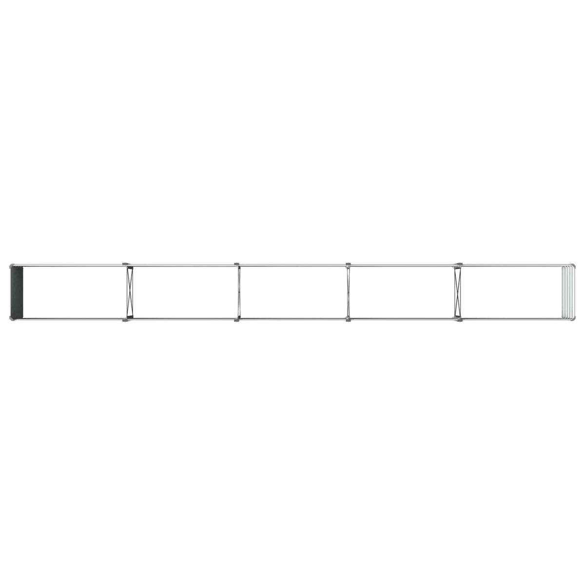 Raised Garden Bed Grey 400 x 40 x 55 cm cold-rolled steel