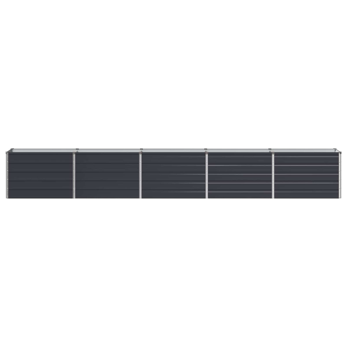 Raised Garden Bed Anthracite 400 x 40 x 55 cm cold-rolled steel
