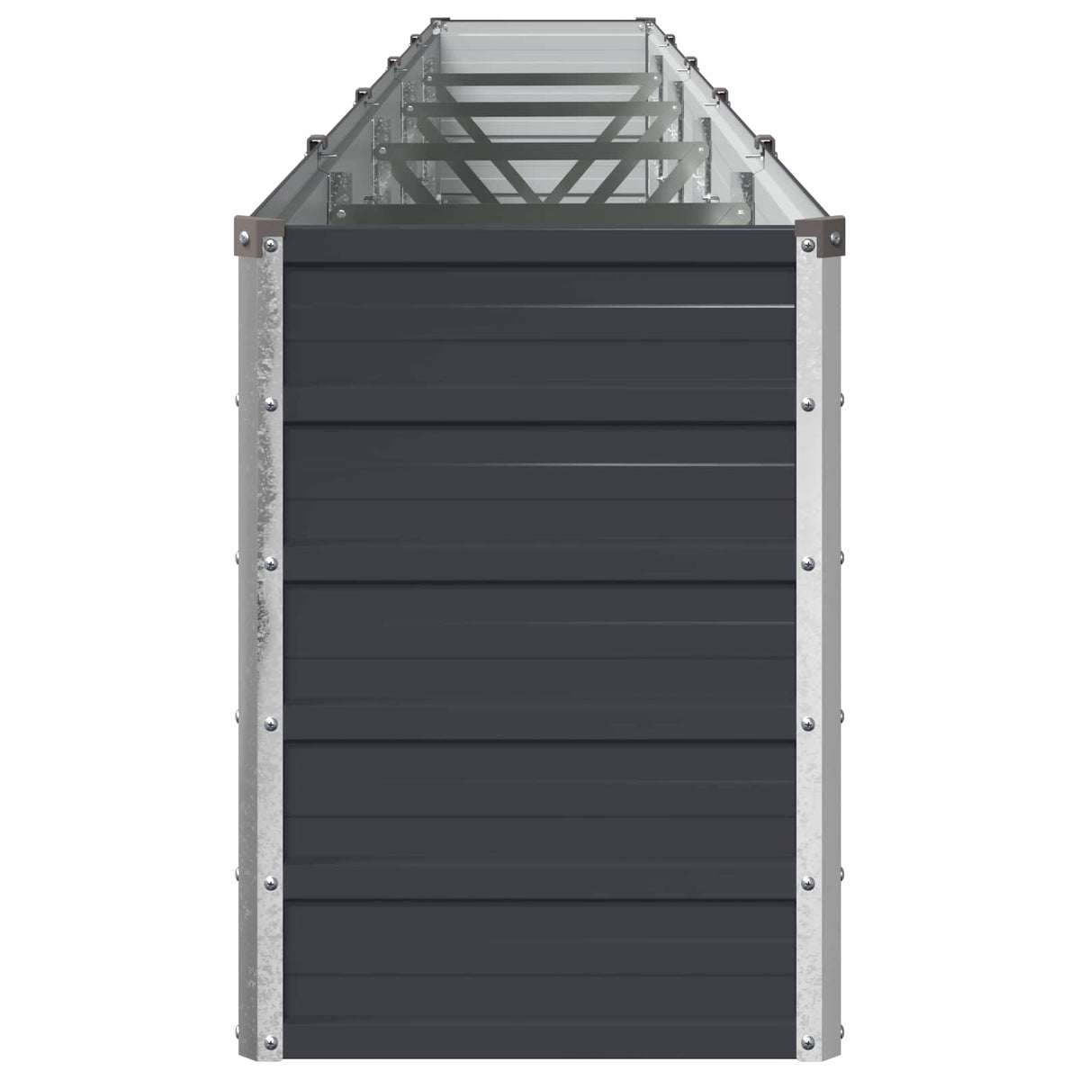 Raised Garden Bed Anthracite 400 x 40 x 55 cm cold-rolled steel