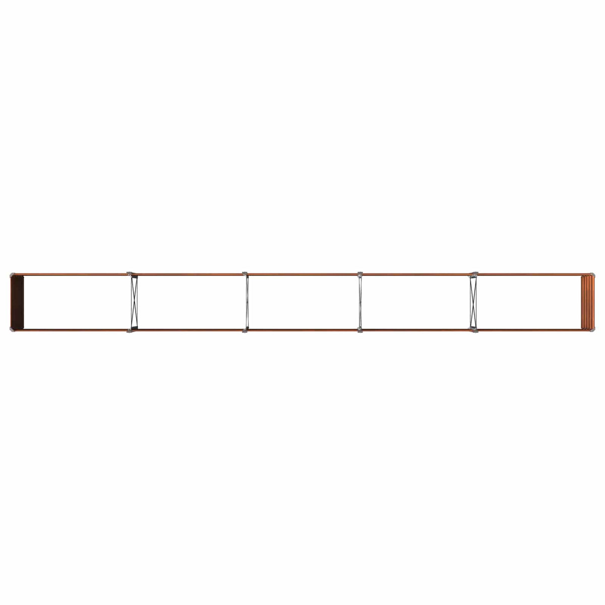 Raised Garden Bed Rusty 400 x 40 x 55 cm corton