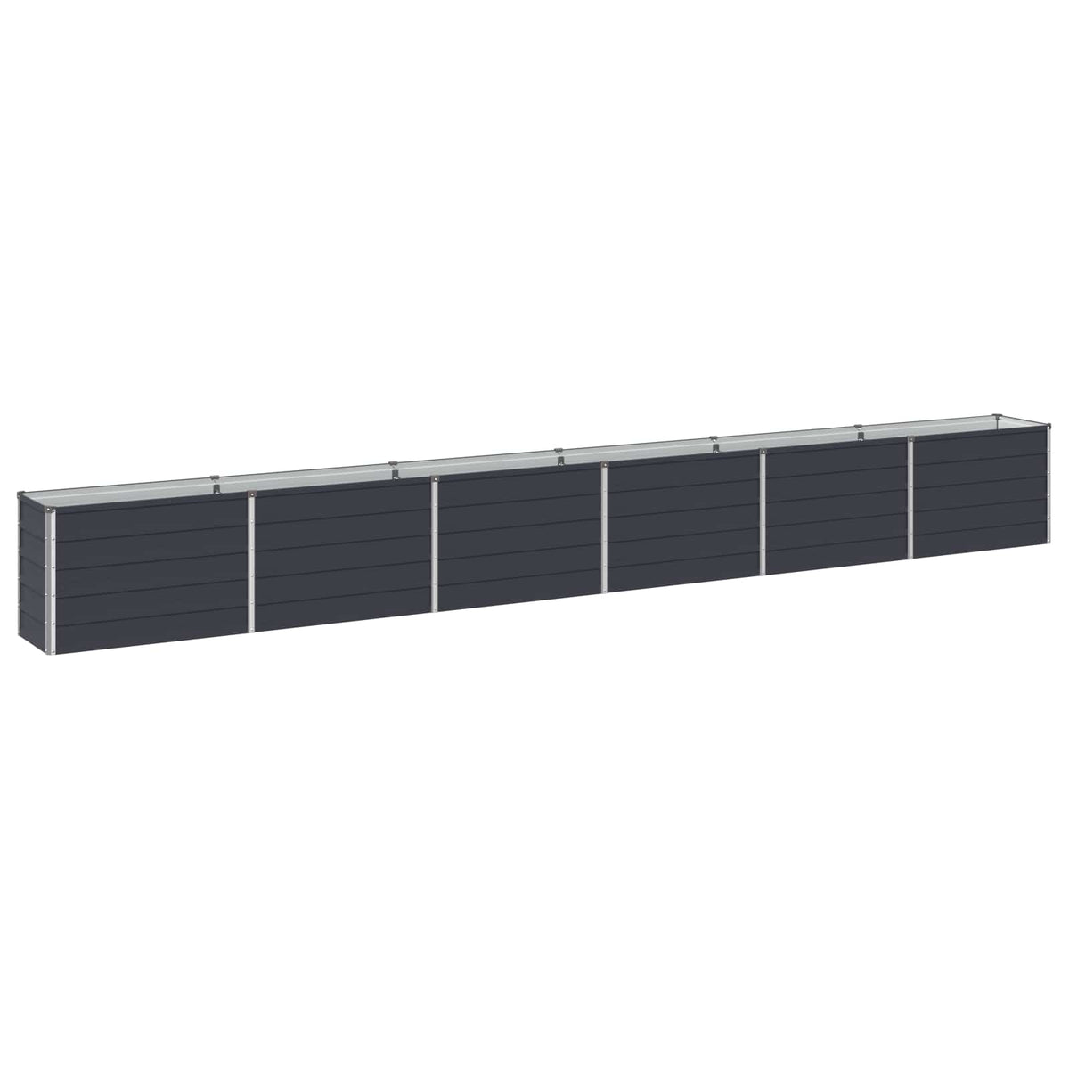 Raised Garden Bed Anthracite 480 x 40 x 55 cm cold-rolled steel