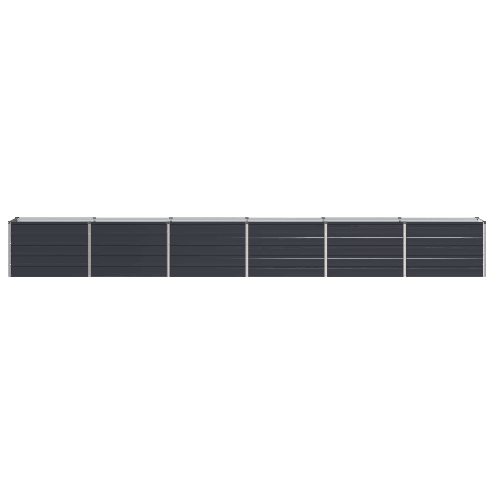 Raised Garden Bed Anthracite 480 x 40 x 55 cm cold-rolled steel