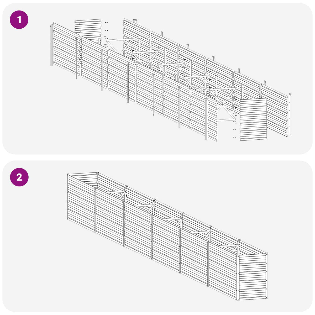 Raised Garden Bed Anthracite 600 x 40 x 55 cm cold-rolled steel