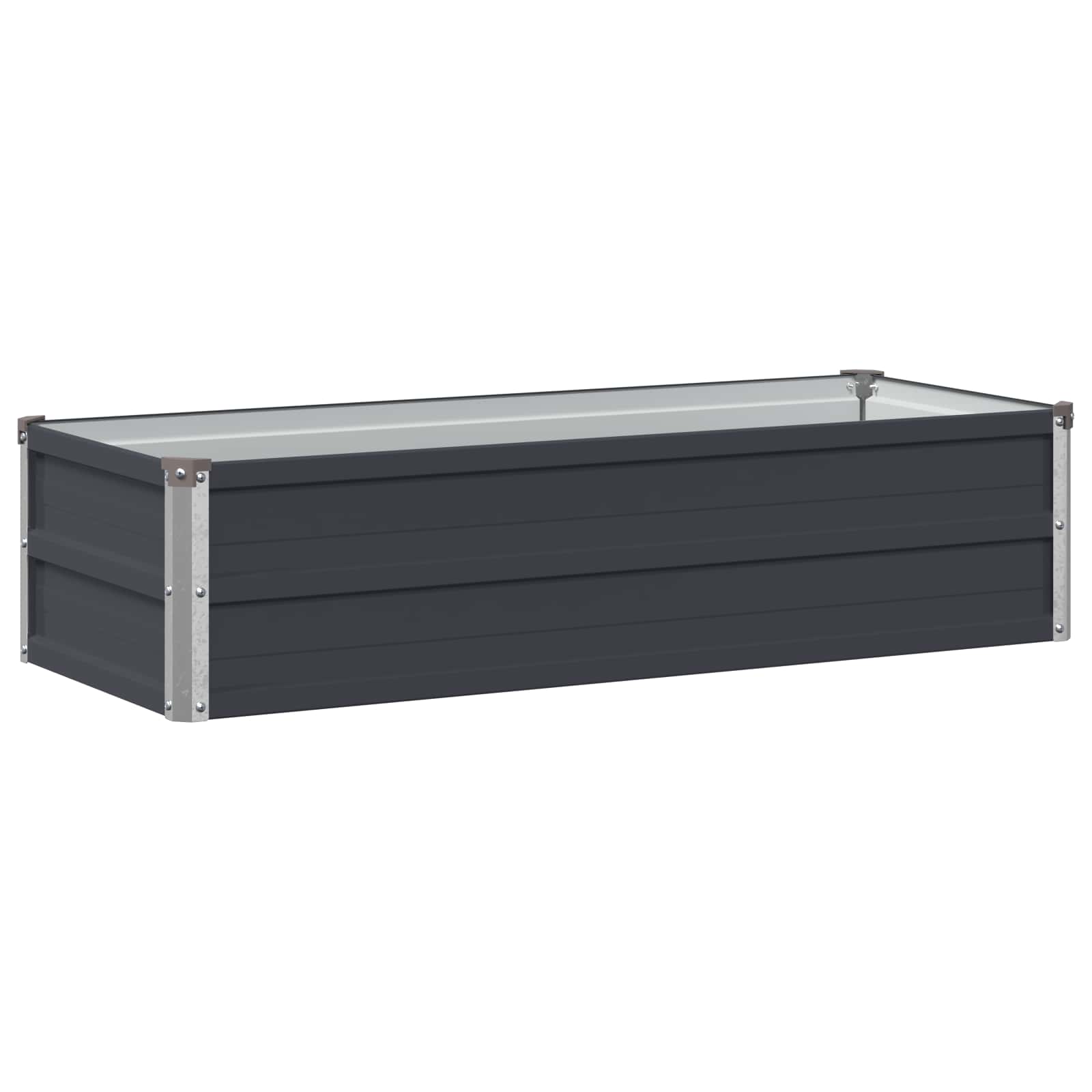 Raised Garden Bed Anthracite 100 x 40 x 24 cm cold-rolled steel