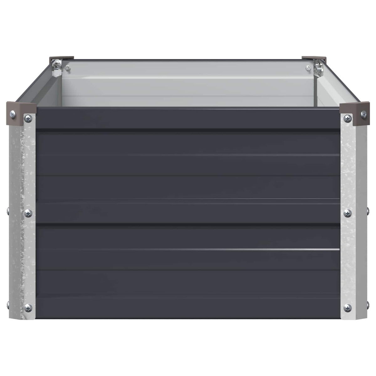 Raised Garden Bed Anthracite 100 x 40 x 24 cm cold-rolled steel