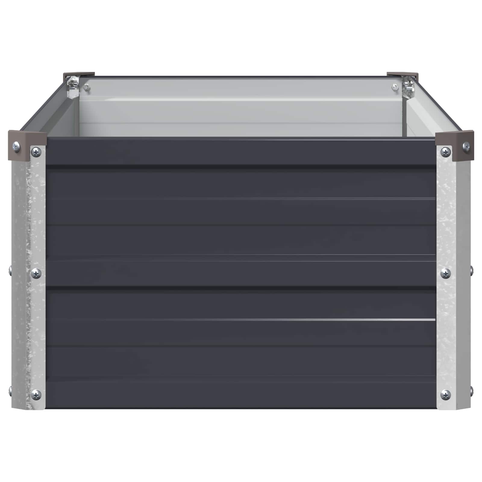 Raised Garden Bed Anthracite 100 x 40 x 24 cm cold-rolled steel
