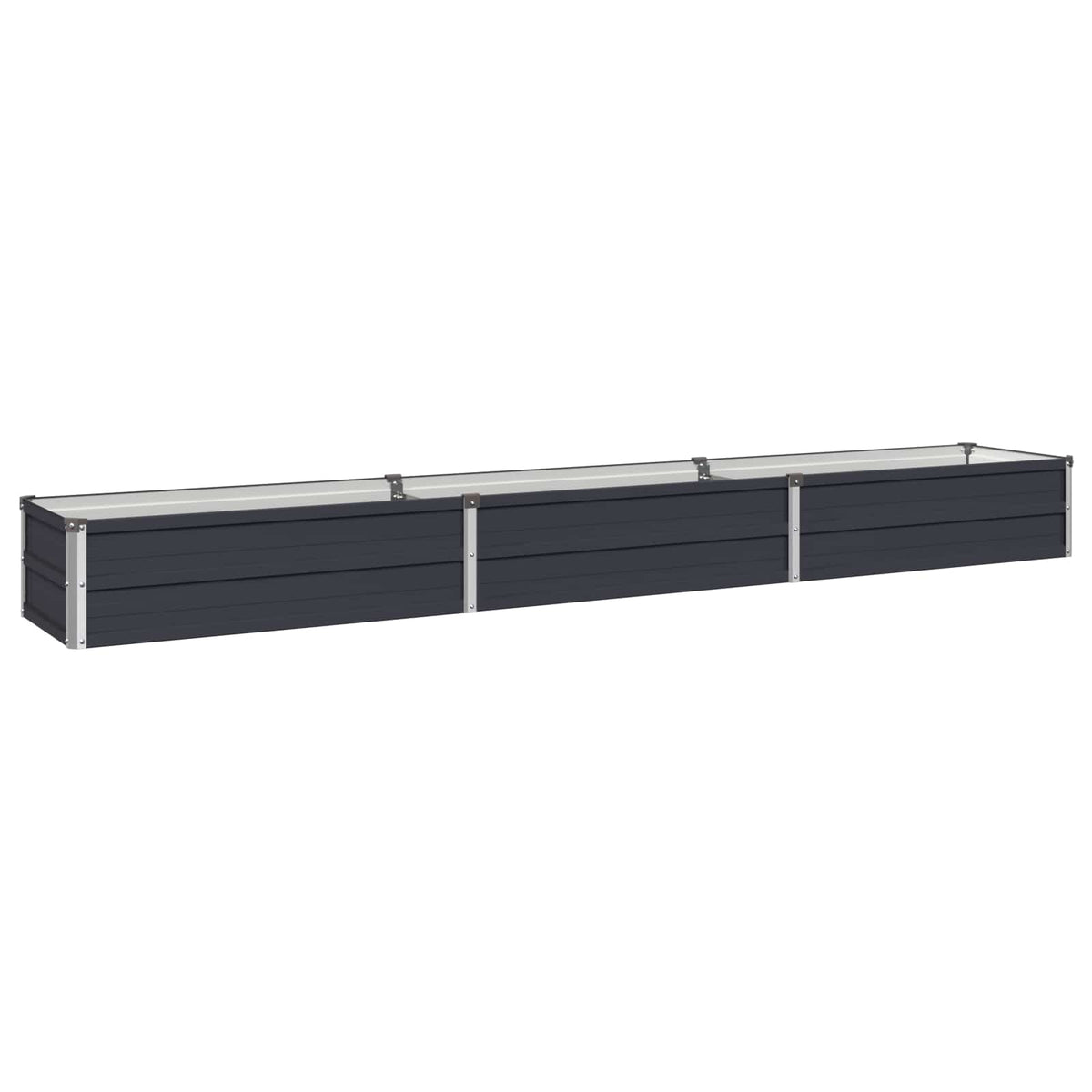 Raised Garden Bed Anthracite 240 x 40 x 24 cm cold-rolled steel