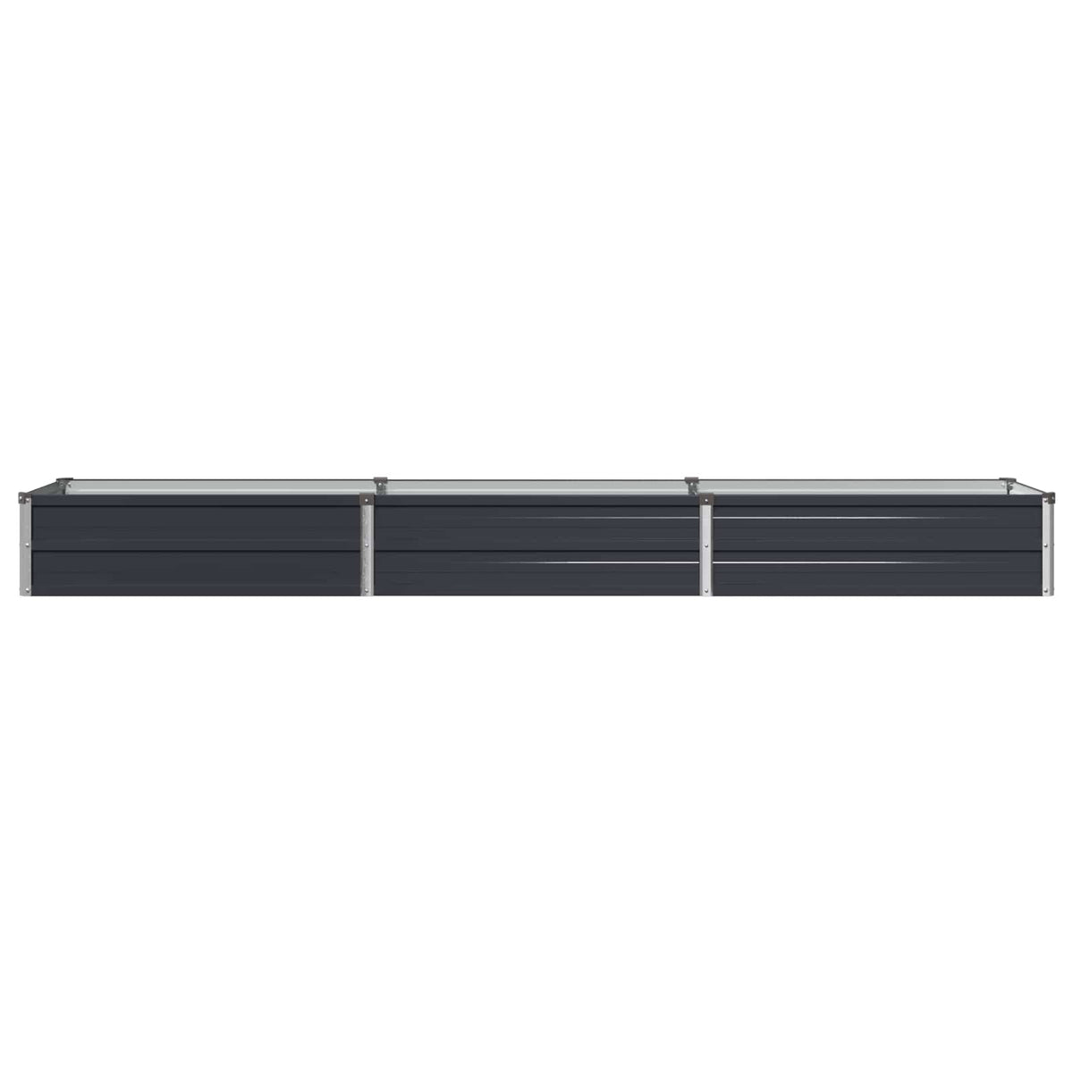 Raised Garden Bed Anthracite 240 x 40 x 24 cm cold-rolled steel