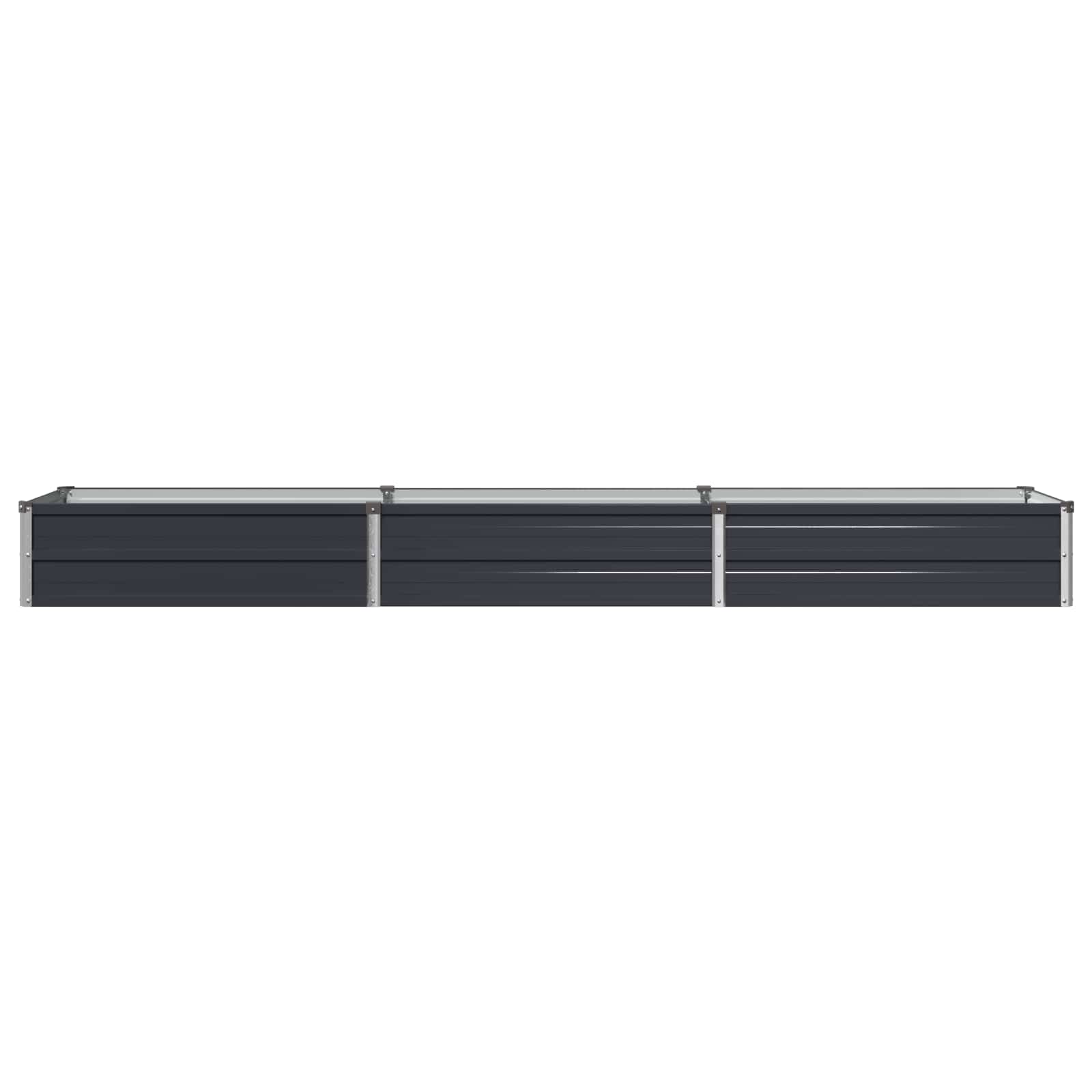 Raised Garden Bed Anthracite 240 x 40 x 24 cm cold-rolled steel