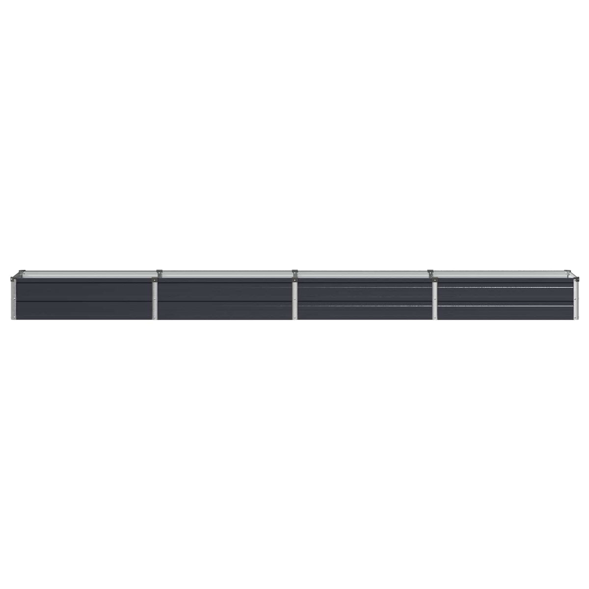 Raised Garden Bed Anthracite 320 x 40 x 24 cm cold-rolled steel
