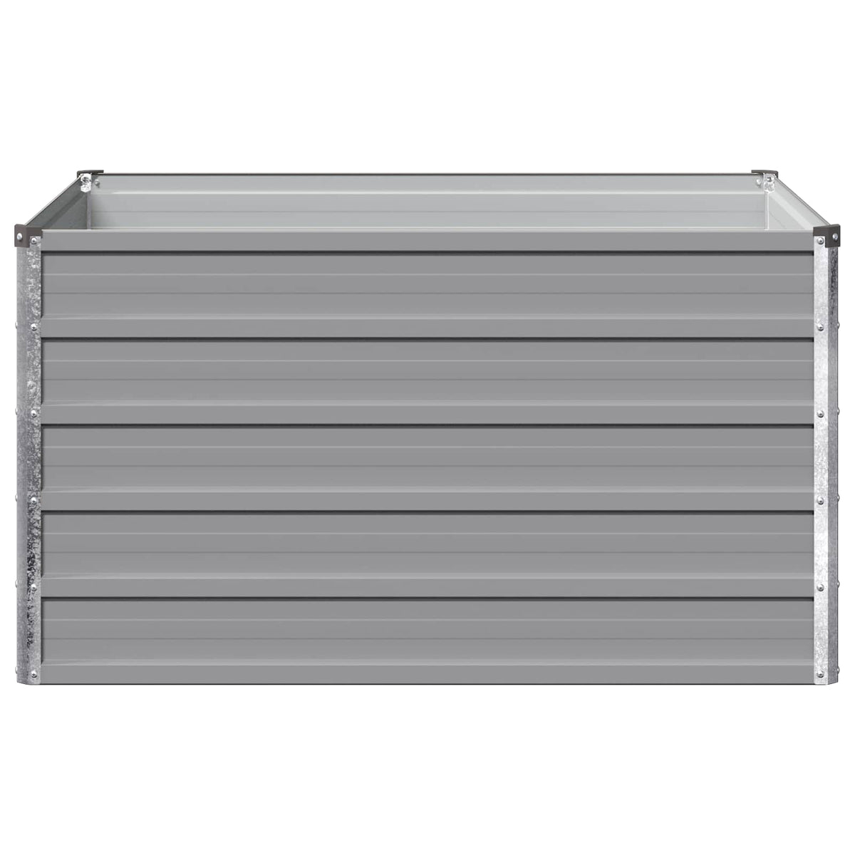 Raised Garden Bed Grey 100 x 80 x 55 cm cold-rolled steel