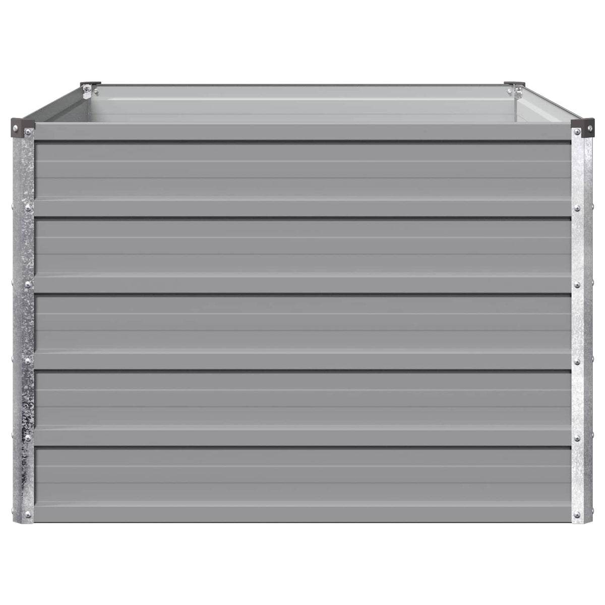Raised Garden Bed Grey 100 x 80 x 55 cm cold-rolled steel