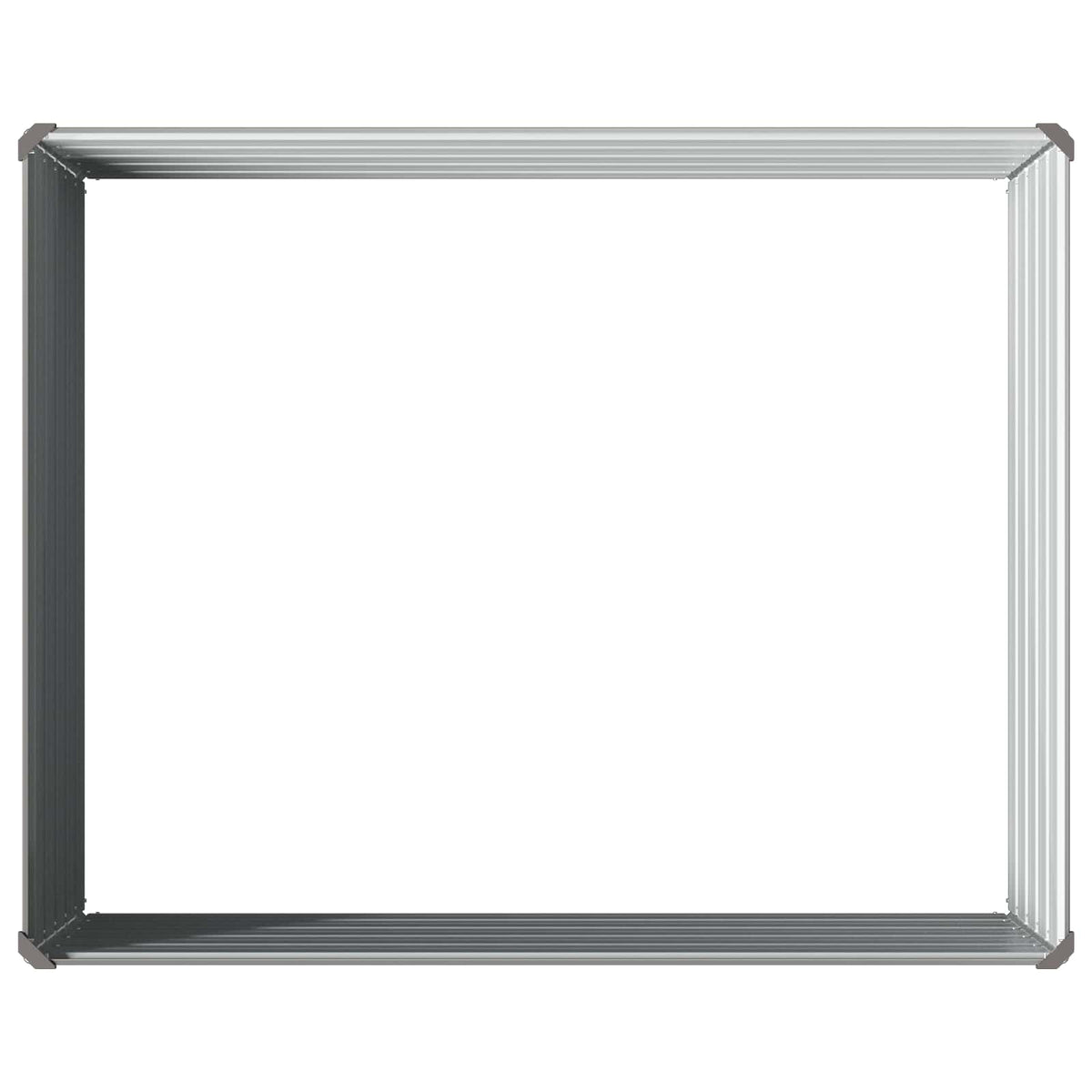 Raised Garden Bed Grey 100 x 80 x 55 cm cold-rolled steel