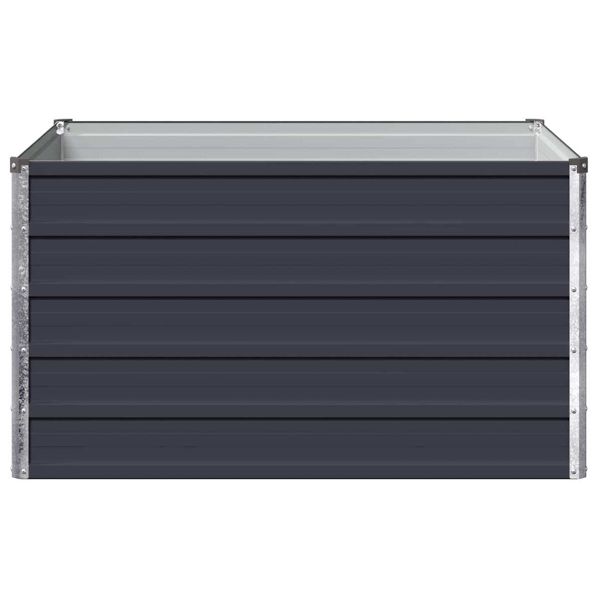 Raised Garden Bed Anthracite 100 x 80 x 55 cm cold-rolled steel