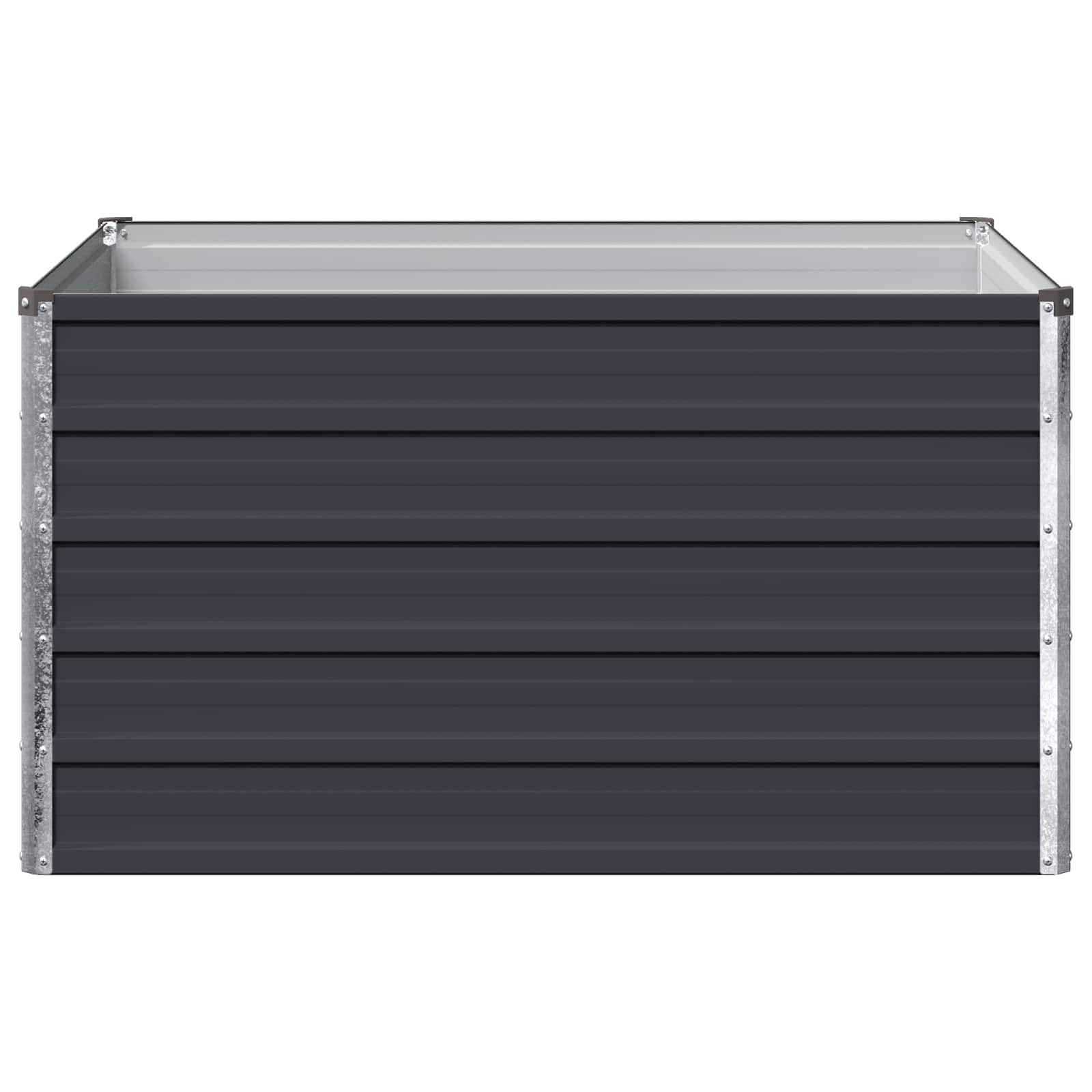 Raised Garden Bed Anthracite 100 x 80 x 55 cm cold-rolled steel