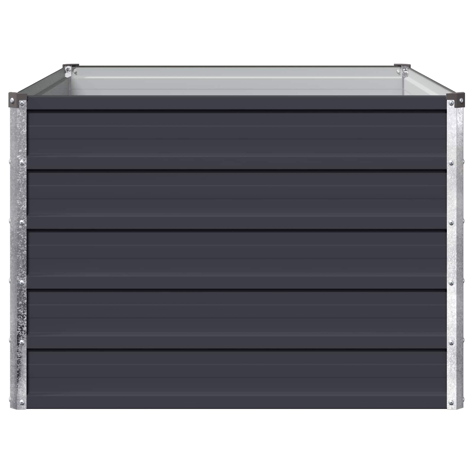 Raised Garden Bed Anthracite 100 x 80 x 55 cm cold-rolled steel