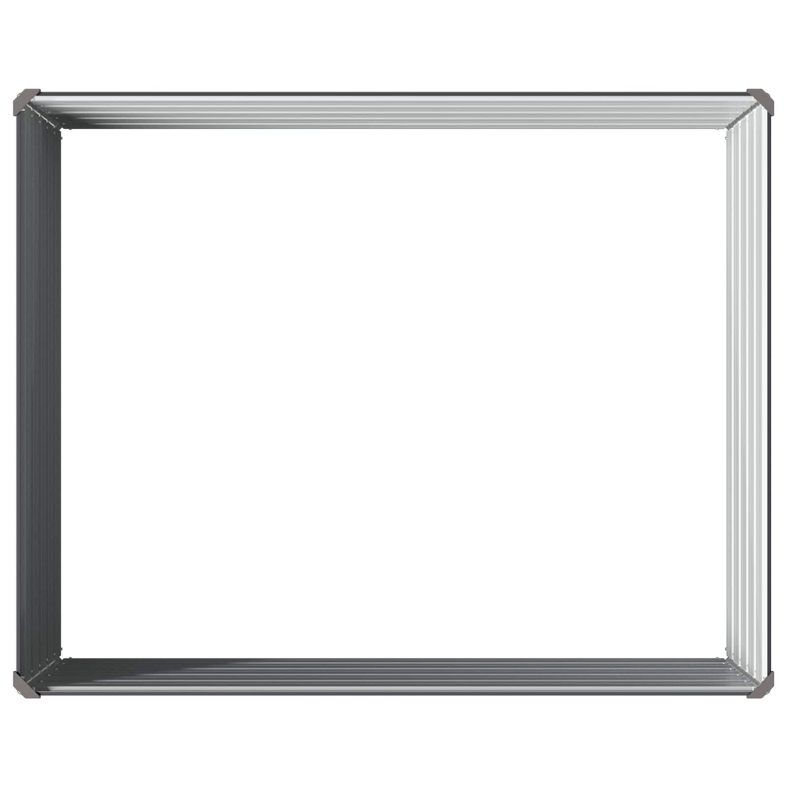 Raised Garden Bed Anthracite 100 x 80 x 55 cm cold-rolled steel