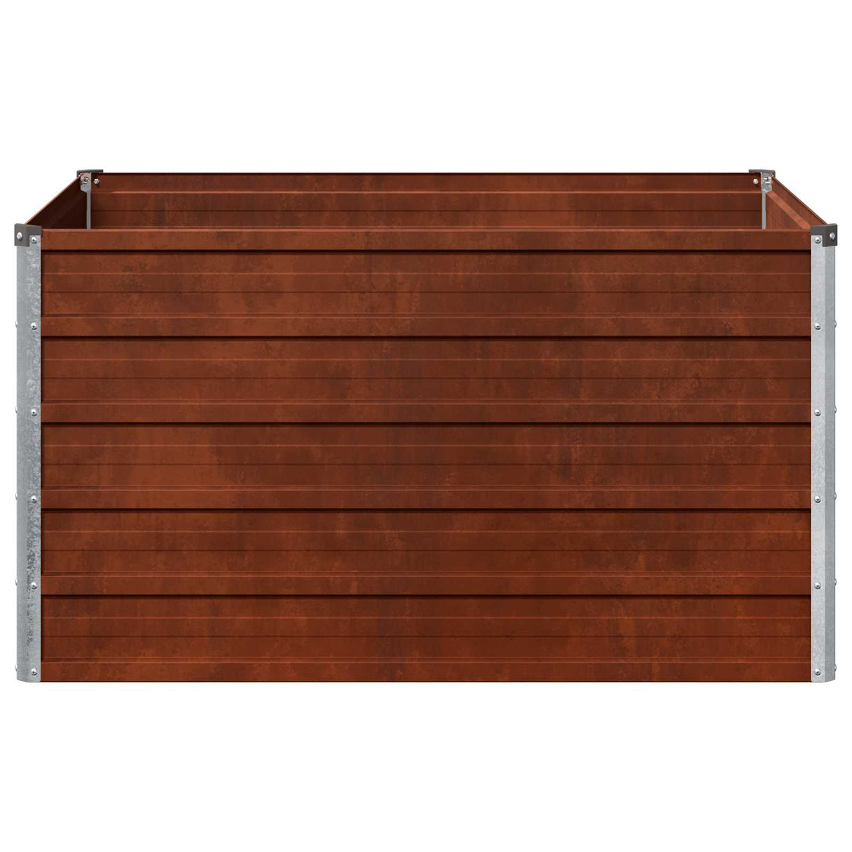 Raised Garden Bed Rusty 100 x 80 x 55 cm corton