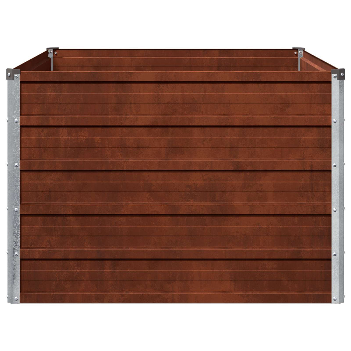 Raised Garden Bed Rusty 100 x 80 x 55 cm corton