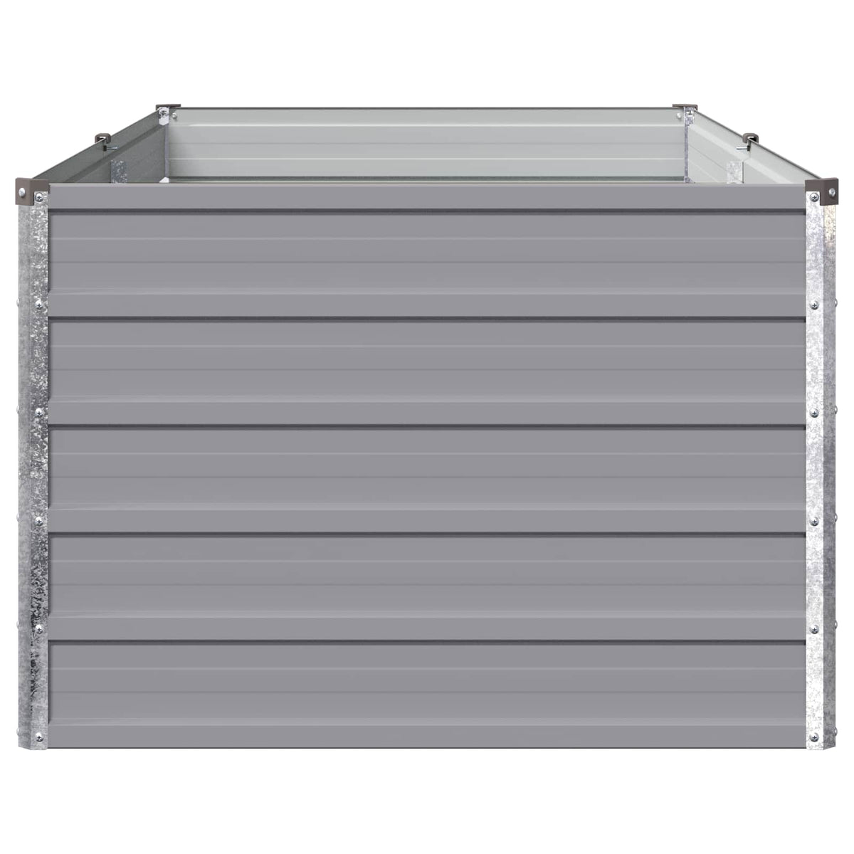 Raised Garden Bed Grey 160 x 80 x 55 cm cold-rolled steel