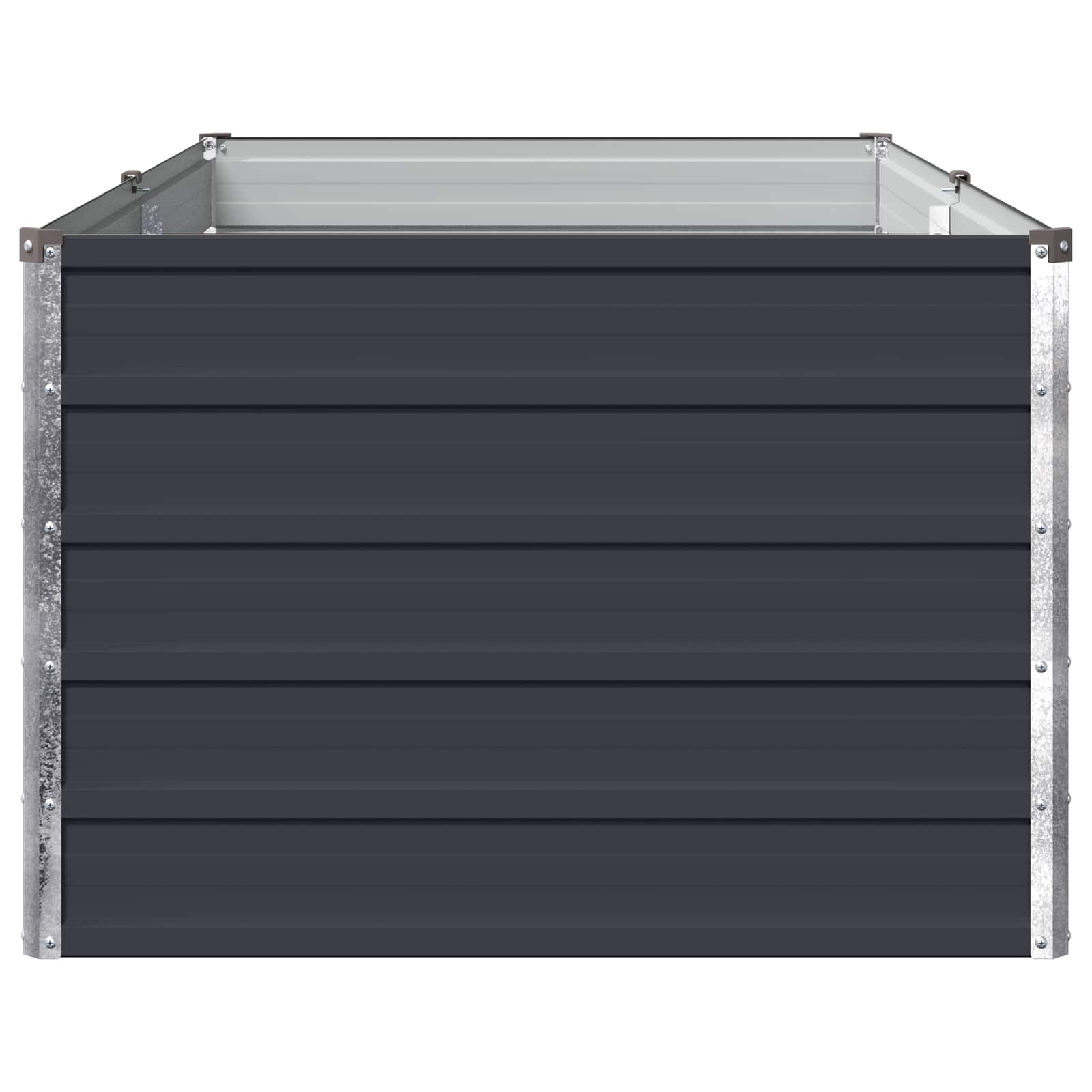 Raised Garden Bed Anthracite 160 x 80 x 55 cm cold-rolled steel